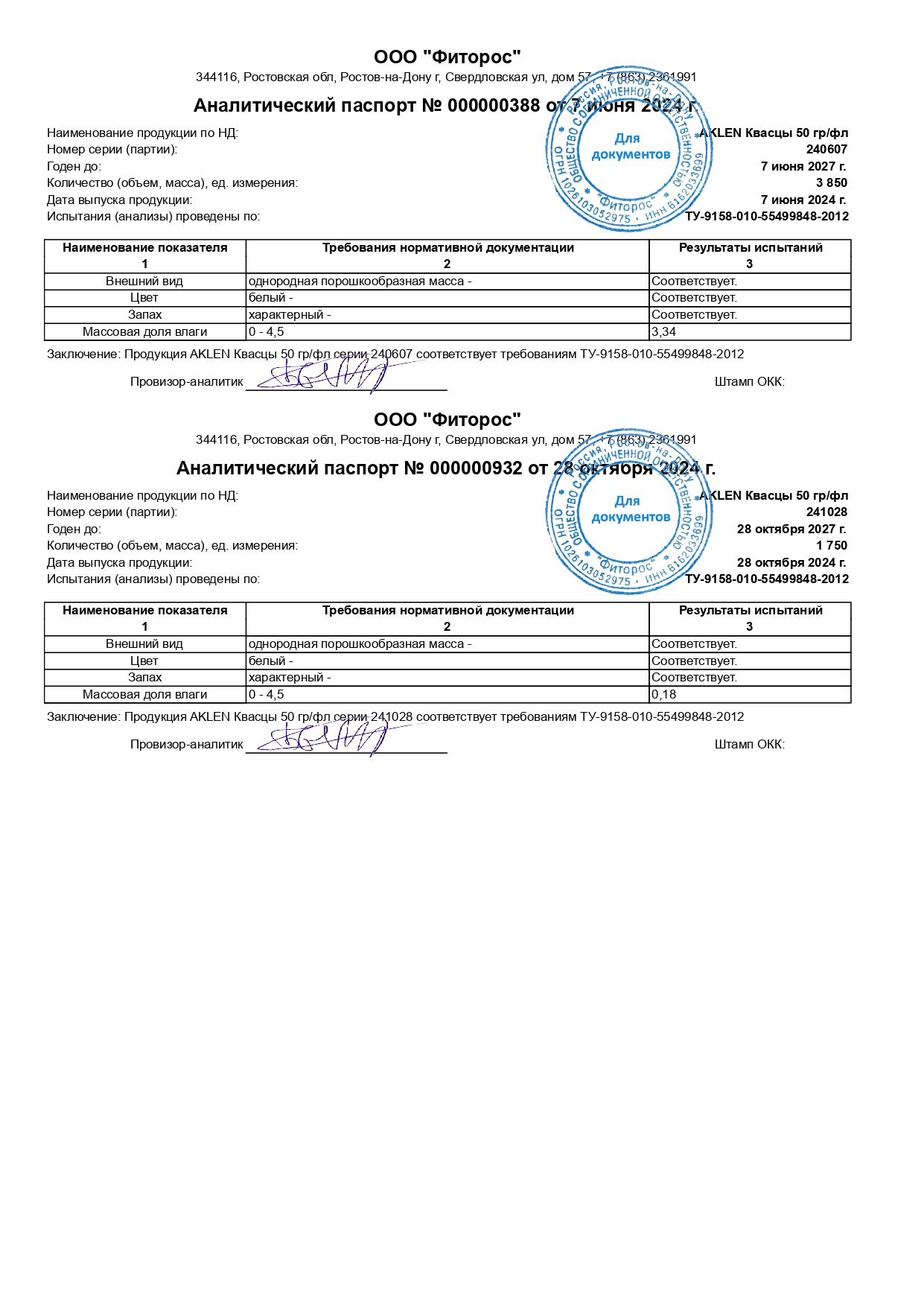 Паспорт №102024